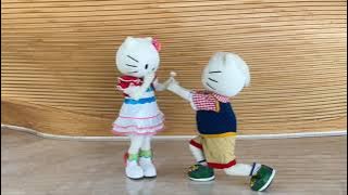 Hello Kitty & Dear Daniel love story 🩷💙 凯蒂猫&亲爱的丹尼尔爱情故事 🩷💙