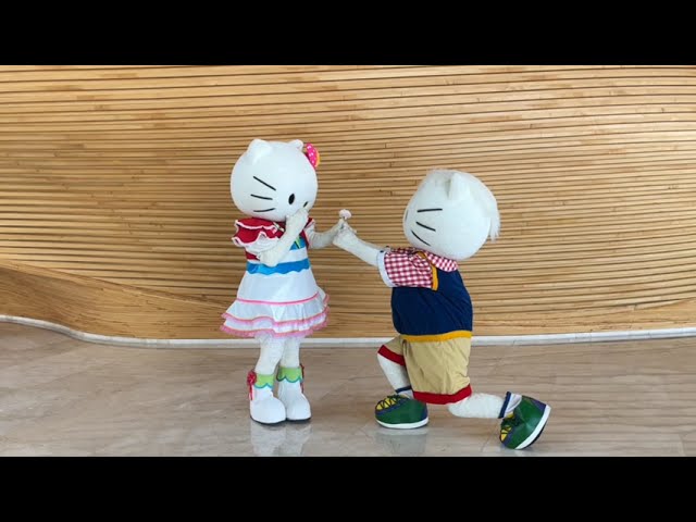 Hello Kitty and Dear Daniel perform at official preview of EVA Air 