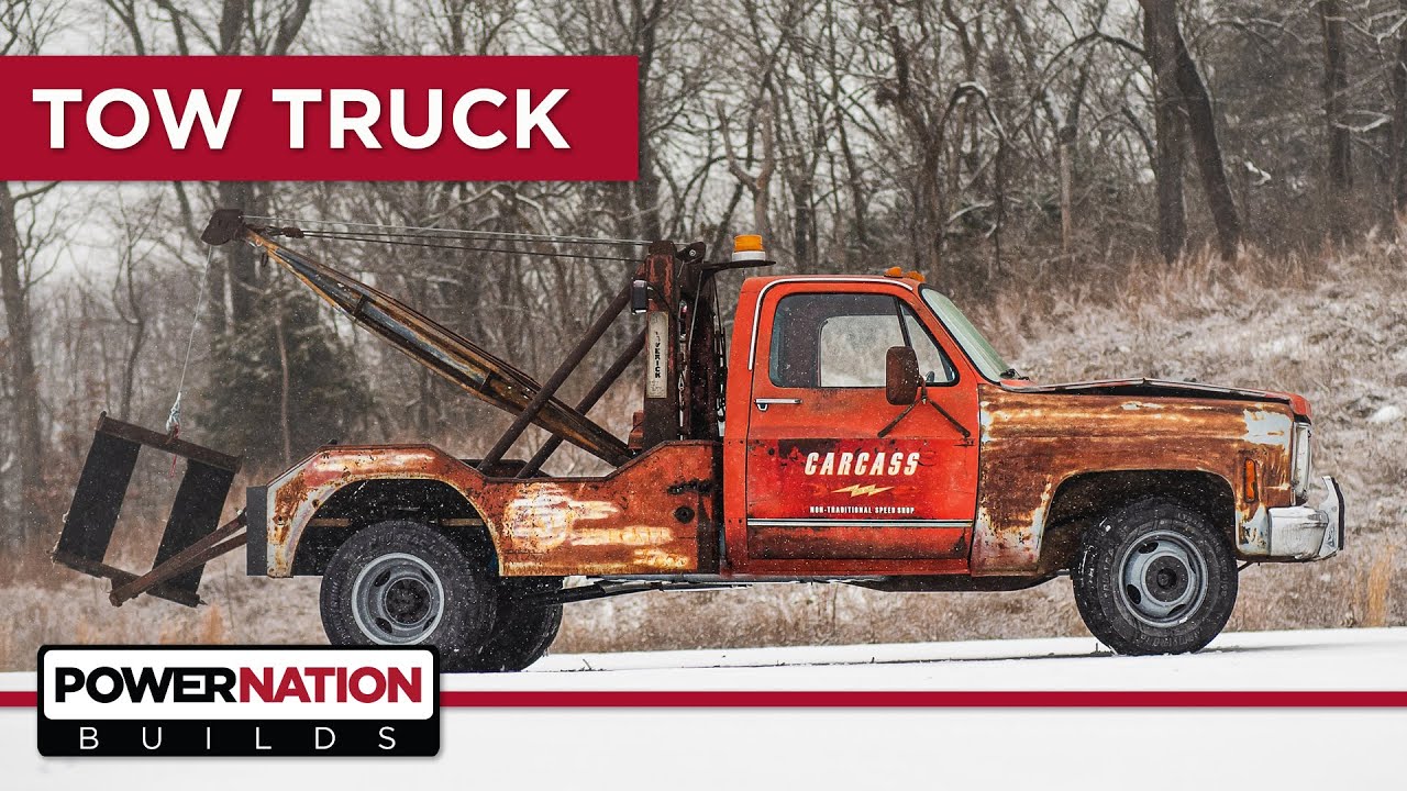 Restoring A LeftForDead Junkyard Square Body Tow Truck YouTube