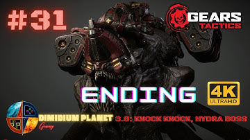 Gear Tactics Gameplay with Commentary Part.31 [Act 3, Chapter 8: Knock Knock, HYDRA BOSS], 4K, 60fps