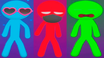 THE STICKMAN MINI GAMES TOURNAMENT Gameplay Walkthrough STICKMAN PARTY Android,IOS