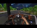 Night Drive in the Most Luxurious Mercedes Bus (ASMR / No Huddle)