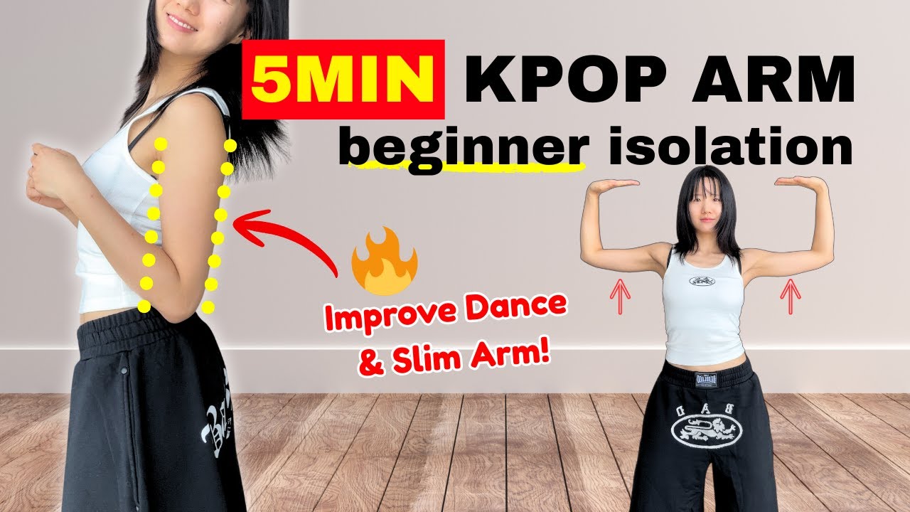 5-минутная программа изоляции KPOP ARM🔥 ДЛЯ НАЧИНАЮЩИХ — БЫСТРО улучшайте танцевальные навыки и т...