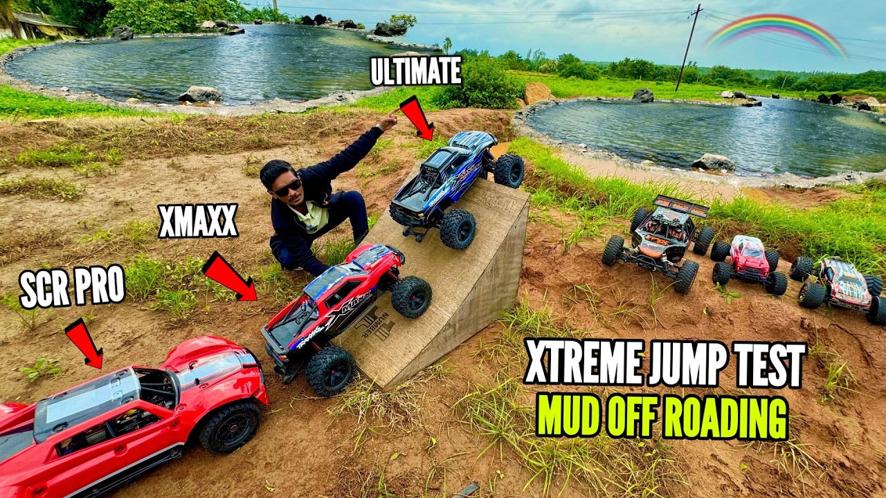 RC Xmaxx Ultimate Massive Ramp Jump Test - Chatpat toy TV