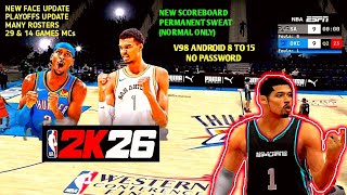 NBA 2K26 ANDROID SPURS VS THUNDER IN WESTERN CONFERENCE FINALS GAMEPLAY V98 UPDATED NEW MOD MENU