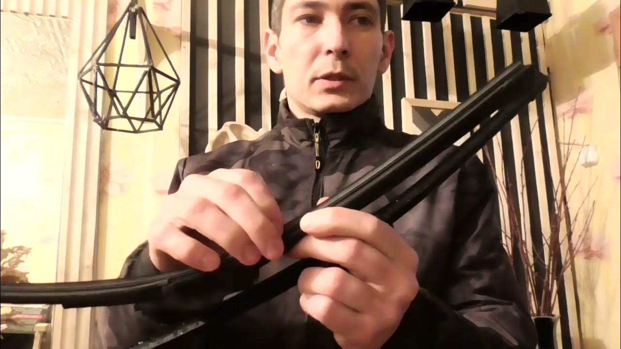 Новые бескаркасные дворники порвалась резинка, замена резинки на ...
