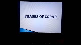 COPAR PHASES - PRE-ENTRY PHASE PART 1