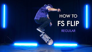 How To Do a Frontside Flip Regular Stance [ Skateboarding Trick Tutorial ] Skate Tricks Explained