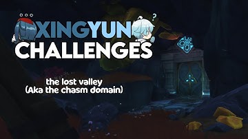 xingyun challenges the chasm domain (genshin impact)