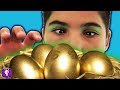 We Find Mystery GOLDEN EGGS From DrGOLD! Nest Plank Challenge by HobbyKidsTV