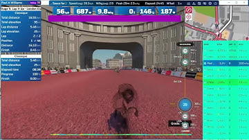 Zwift win# London Classique# using the ghost Power up.