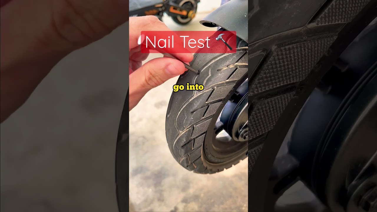 NAIL vs. eScooter Tire 🔨