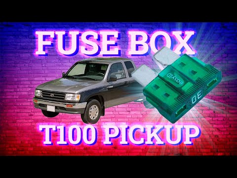 Toyota T100 Pickup Truck (1993-1998) fuse box diagrams