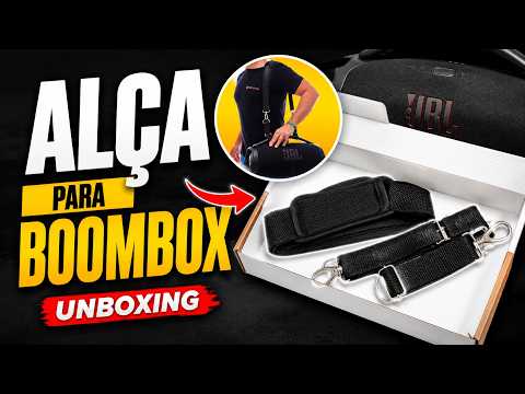 Unboxing da Alça para Carregar Caixa de Som Boombox