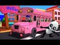 ล้อบนรถบัส | เด็กบ๊องสำหรับเด็ก | เพลงสำหรับเด็ก | Bao Panda Songs For Kids | The Wheels On The Bus