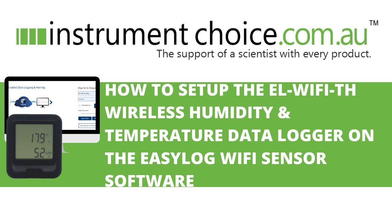 EL-WiFi-TH Wireless Temperature and Humidity Data Logger