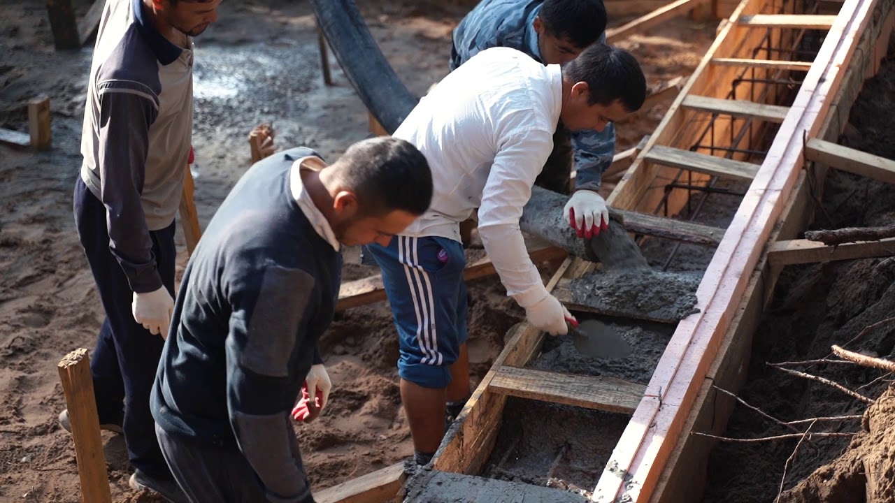 Заливка бетона под дом и банный комплекс в малой царевщине Самара ...