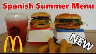 New Mcdonalds  The Chicken Fiesta  The Spicy Spanish Stack  Halloumi Fries  Spanish Fruit Punch