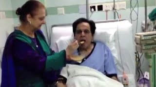 Dilip Kumar Last Video Inside Hospital Before He Left Us? Saira Bano Ji Feeding Him Food