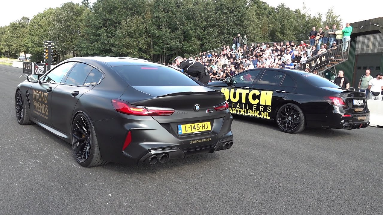BRABUS 800 E63 S AMG 4Matic+ vs G-POWER BMW M8 Competition - YouTube
