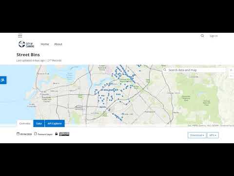 City of Canning Open Data Portal tutorial video