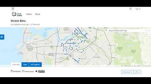City of Canning Open Data Portal tutorial video