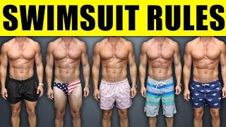 STOP wearing the WRONG Swimsuit (12 Rules Every Man Should Follow) 