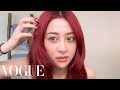 Le sserafims huh yunjin on her skin care routine  eyelash curling trick  beauty secrets  vogue