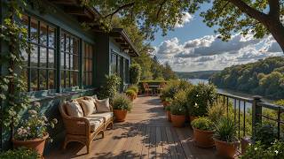 Peaceful Riverside Balcony Jazz - Soft Jazz Piano & Nature Therapy For Work, Study & Slow Living screenshot 5