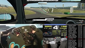 RaceRoom - SimHub dashboards test with OBS streaming - Portimao - Audi TT - 105% AI - 1:48.4