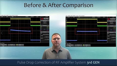Pulse Droop Correction Demonstration