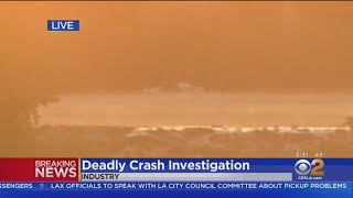 Man Killed After SUV Crashes Off 605 Freeway, Lands Upside Down In River