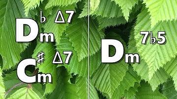 Dbm maj7 (C#m maj7) to Dm7b5 Backing Track