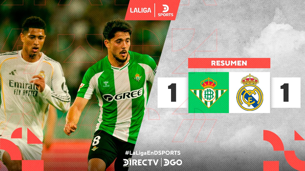 #BETIS SE LO EMPATÓ en la ÚLTIMA JUGADA a #REALMADRID!! | Real Betis 1 ...