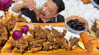 🥵Hot Meat With Rice & Onion |