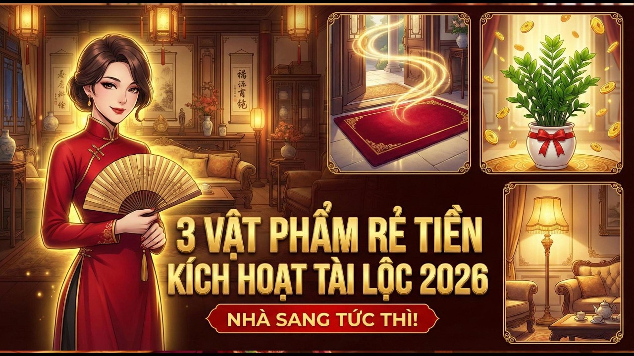 Không Cần Tiền Tấn! 3 Vật Phẩm 
