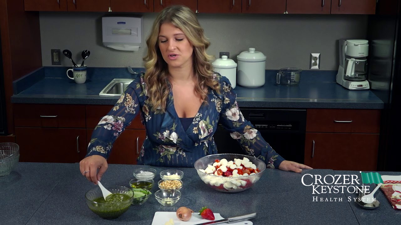 center for reproductive rights Healthy Cooking from Crozer Keystone - Strawberry Caprese Farro Salad