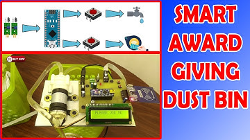 Smart Award Giving Dust Bin Project Using Arduino