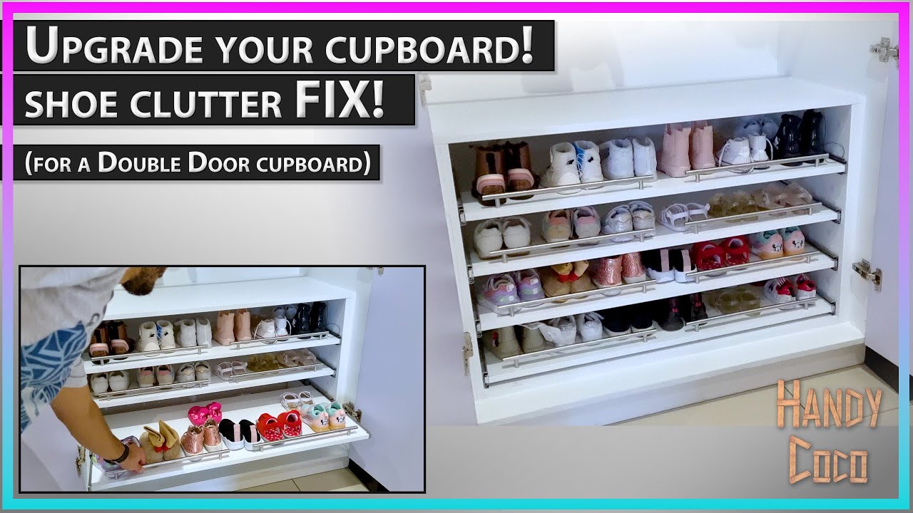 Upgrade Your Cupboard with Pull Out Shoe Drawers! YouTube