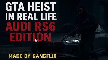 Gta Heist in real life Amsterdam the audi rs6 edition #heistgonewrong  #audirs6 #reallifegta