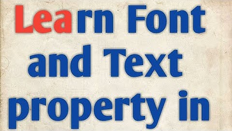 CSS fonts and text property in nepali #2.