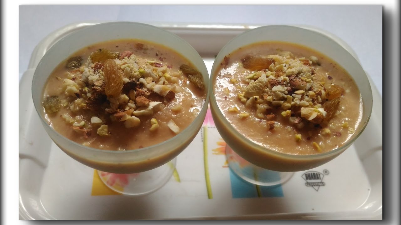 Upvasachi Apple Dry Fruit Pudding Fasting Instant recipe Vrat Special YouTube