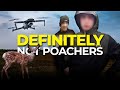 Two guys who are 'DEFINITELY NOT POACHING' get caught poaching by Durham Police drone camera