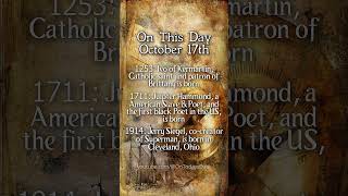 Today In History: October 17th  #thisdayinhistory
