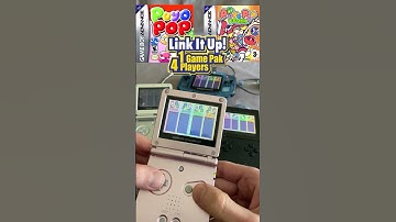Puyo Pop + Puyo Pop Fever GBA have excellent SINGLE-PAK LINK multiplayer gameplay - see description
