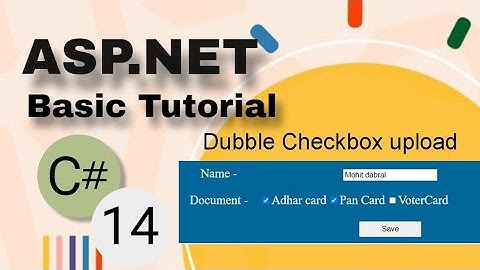Multiple Checkboxlist value insert into sql server | Asp.Net In Hindi