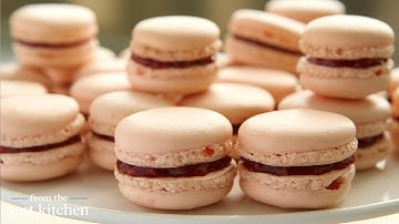 French Rose-Raspberry Macarons - From The Test Kitchen