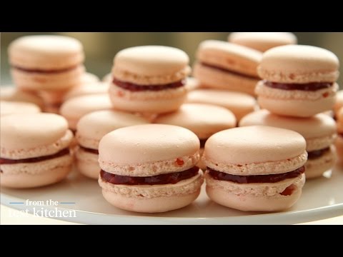 French Rose-Raspberry Macarons - From The Test Kitchen