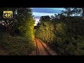 4K CABVIEW Beograd Dunav - Resnik -- Evening ride through Belgrade Railway Junction