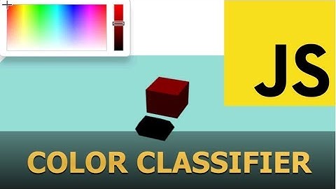 3D Color Classifier [JavaScript Artificial Intelligence]
